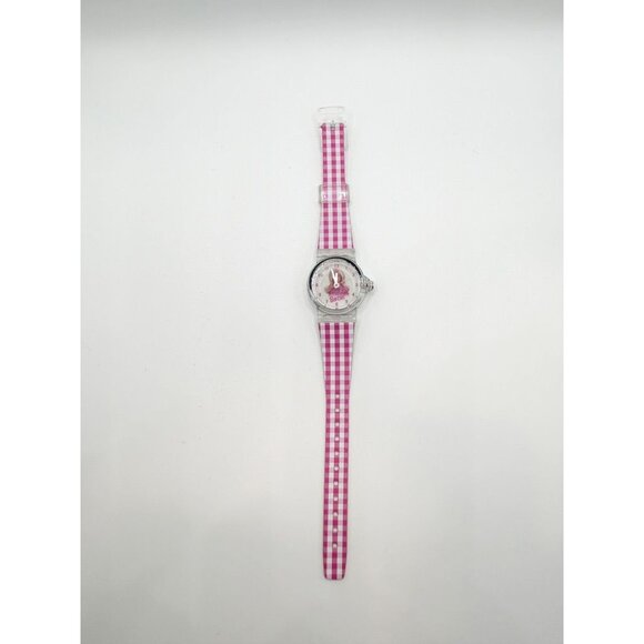 Vintage 1999 Avon Barbie Gingham Convertible Watch - Unused in Box - Picture 3 of 5